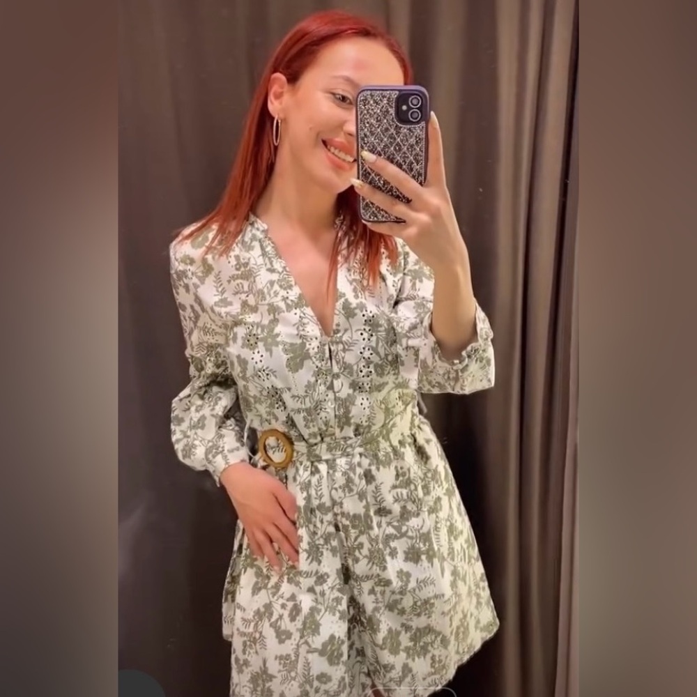 ZARA BLOGGERS’ FAVORITE EMBROIDERED EYELET SHIRTDRESS